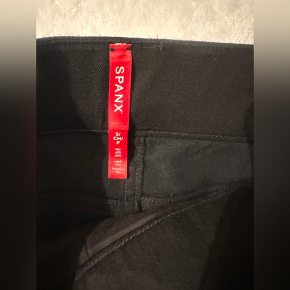 NWT $128 Spanx small tall black pull on jean leggings. Slimming. - Picture 14 of 14